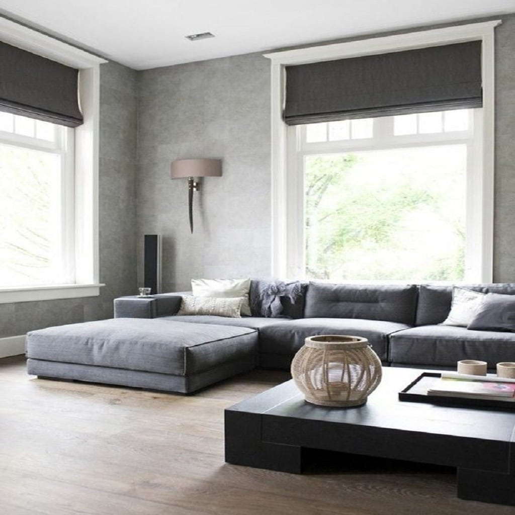 Two-tone design Pinterest living room decor