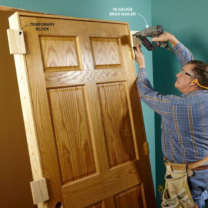 Bedroom door frame repair