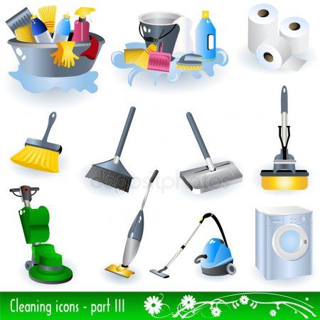 Tools to clean a living room