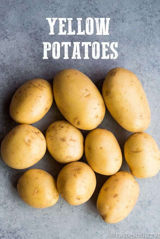 Yellow potatoes