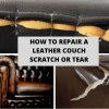 How To Repair a Leather Couch Scratch or Tear