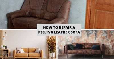 How to Repair a Peeling Leather Sofa