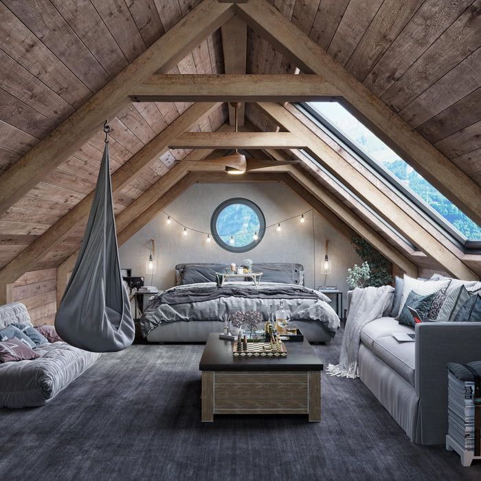 Converting the attic into a bedroom