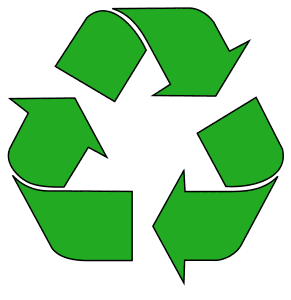 Everything with the recycle symbol is recyclable
