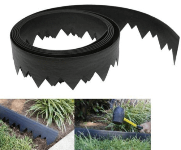 Plastic Landscape Edging No Dig Flower Garden Lawn Border Flexible Fence 20 Feet