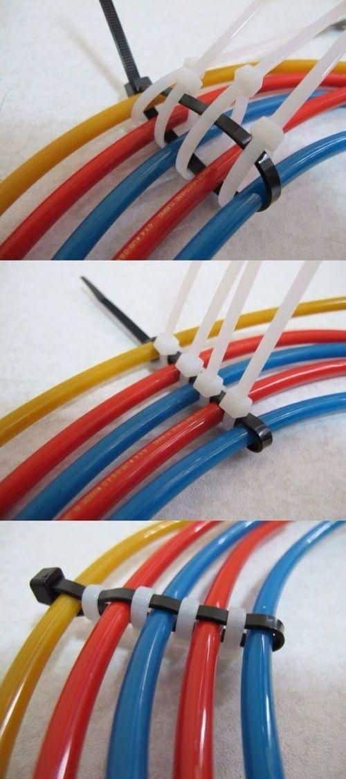 Tie neighbouring cables together