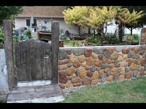 stone wall fence