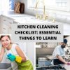 Kitchen Cleaning Checklist Essential Things to Learn