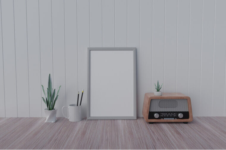 picture frame concept 3d rendering picture frame concept 3d rendering