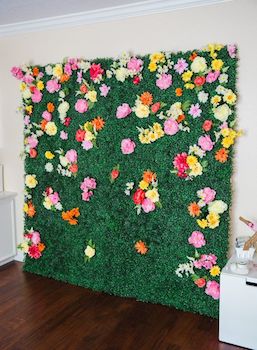 A flower wall