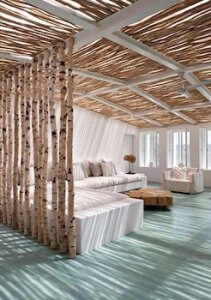 Wood Beam Partitions