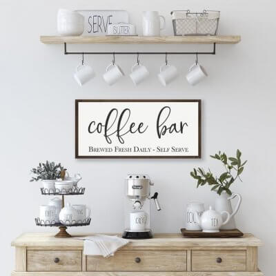 Coffee Bar Décor Ideas