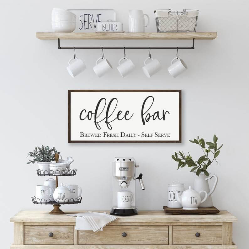 Coffee Bar Décor Ideas