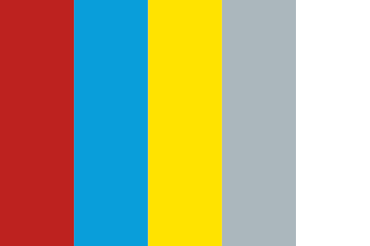 Paw Patrol color palette