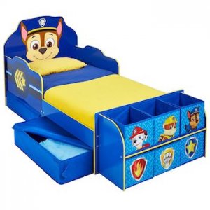 A Paw Patrol theme bed