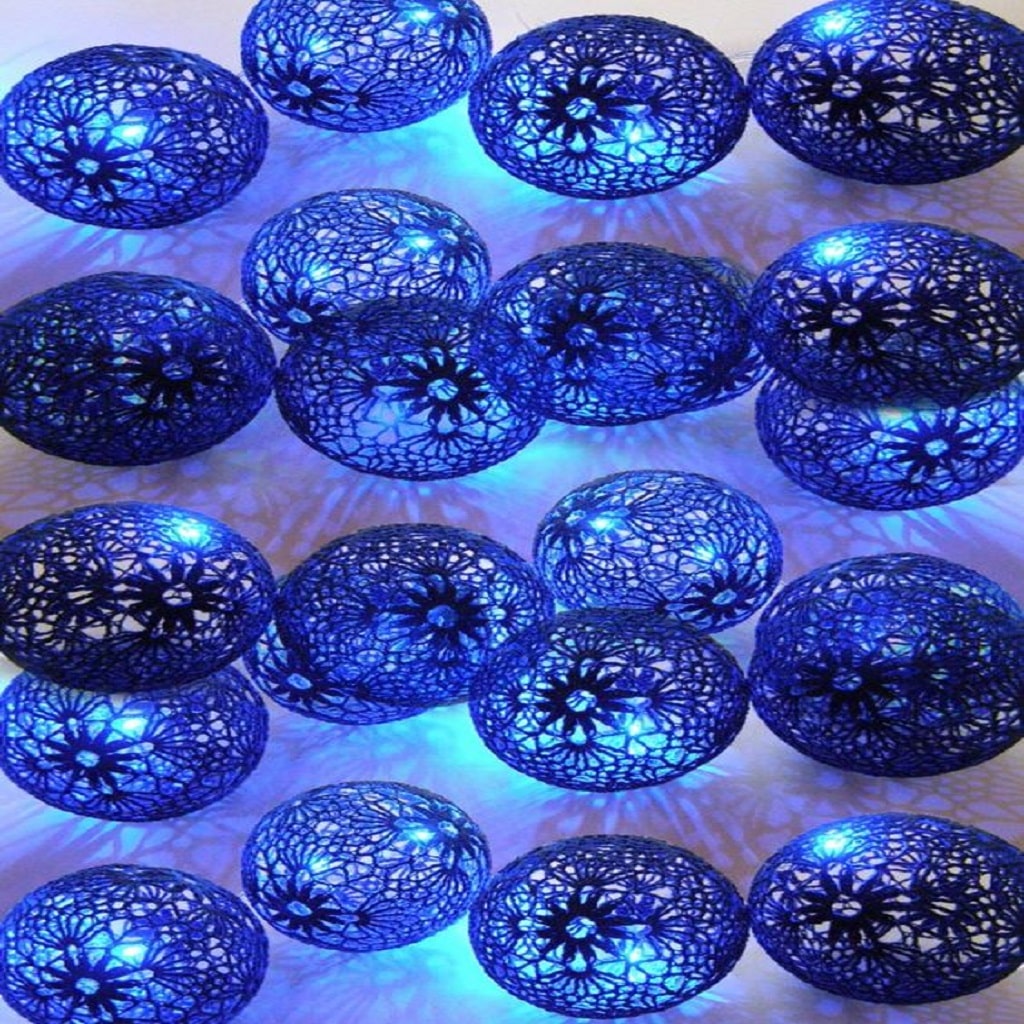 Blue Decor light balls