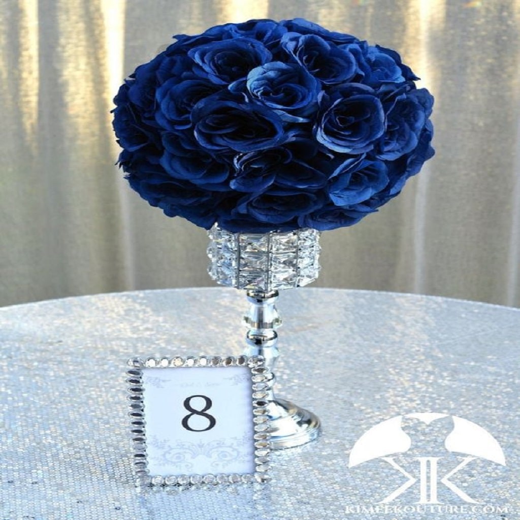Blue rose design