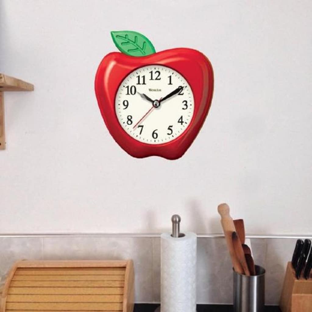 Clock Shape apple Clock Shape apple