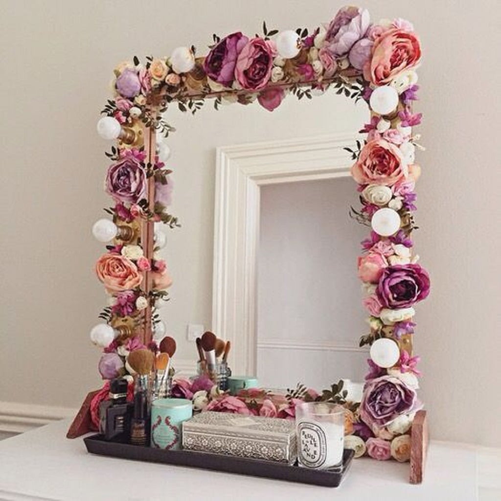 Flower Mirror wall Flower Mirror wall