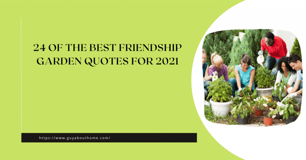 24 of the Best Friendship Garden Quotes for 2021