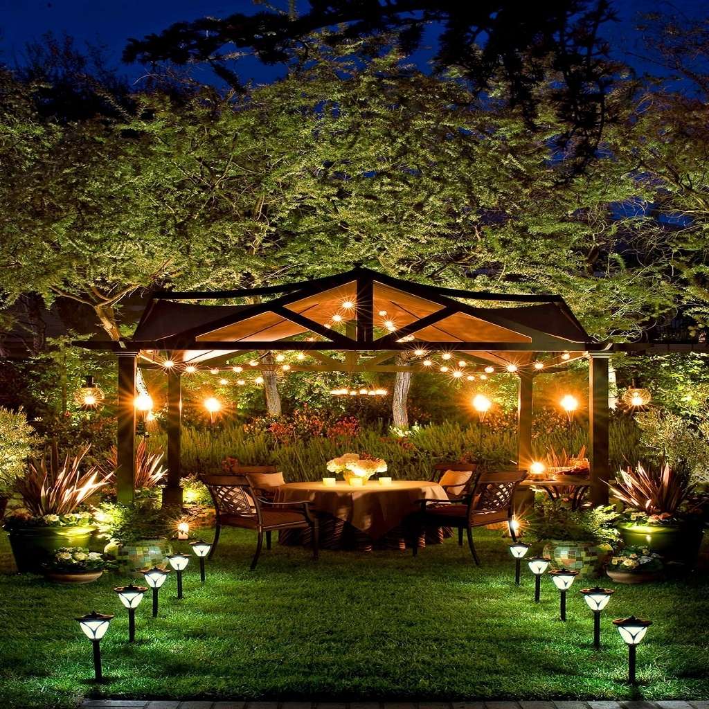 Garden Pergola Lighting Ideas Garden Pergola Lighting Ideas