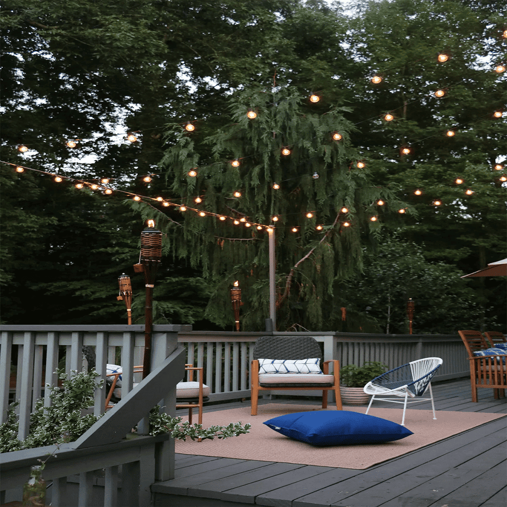 Back Patio and String Lights Back Patio and String Lights