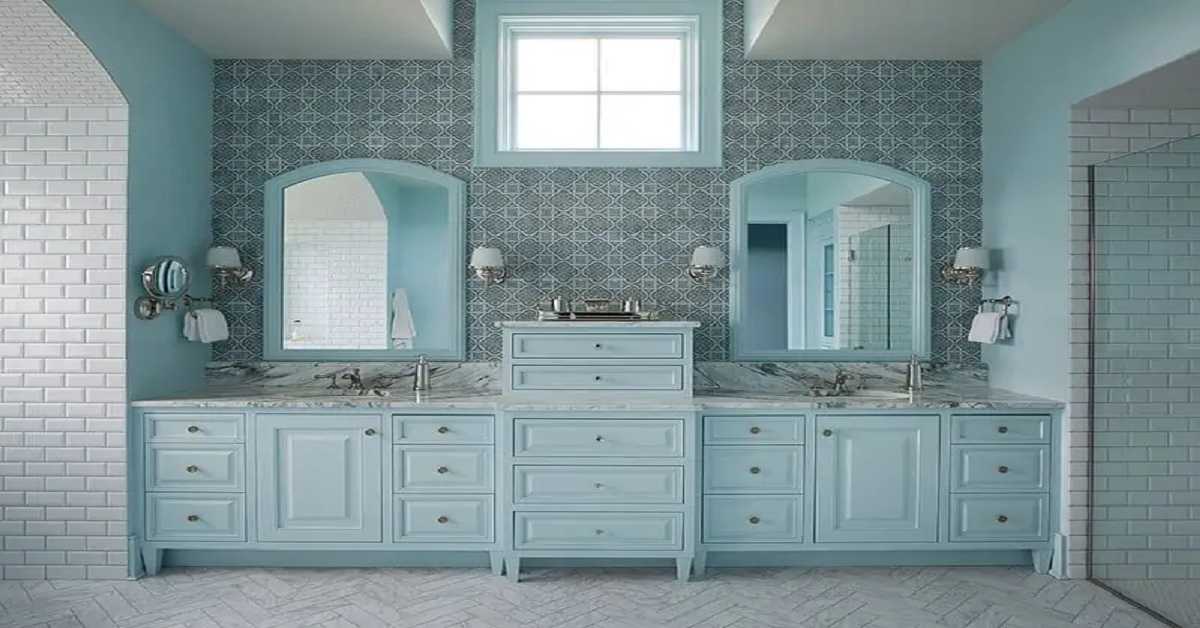 Everything In Blue Vanity Bathroom Ideas