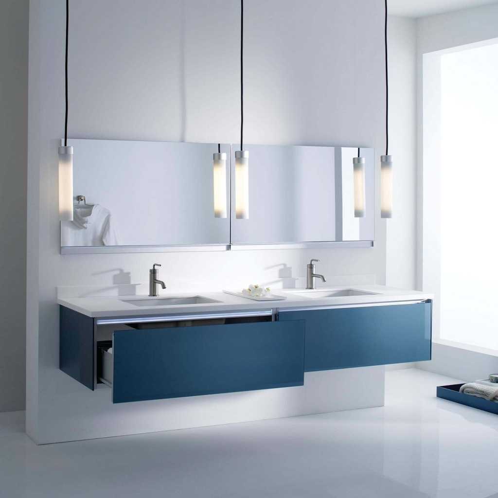 Floating Navy Blue Bathroom Vanity Ideas Floating Navy Blue Bathroom Vanity Ideas