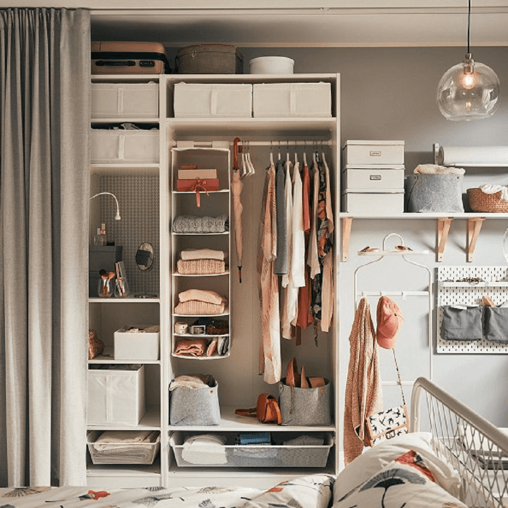 Clothes Cabinet Designs for Small Bedroom 