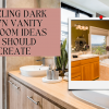 7 Dazzling Dark Brown Vanity Bathroom Ideas You Should Recreate