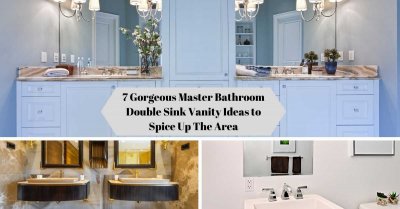 7 Gorgeous Master Bathroom Double Sink Vanity Ideas to Spice Up The Area