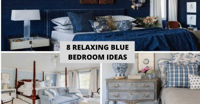 8 Relaxing Blue Bedroom Ideas