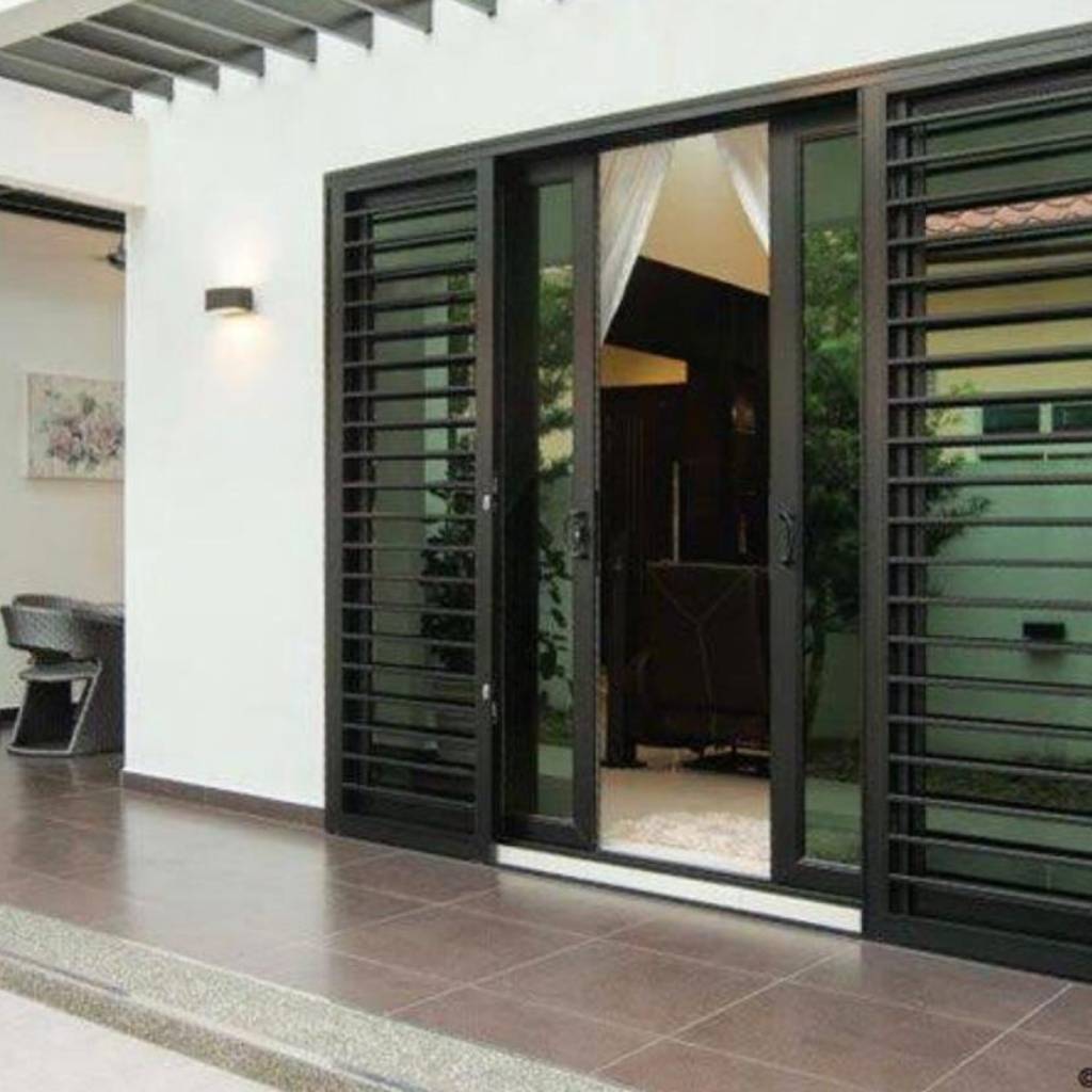 Balcony Door Grill Design