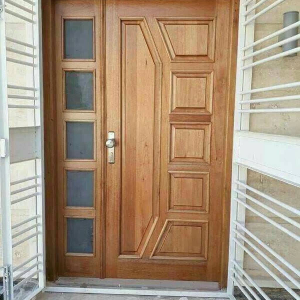 Balcony Wooden Door Design