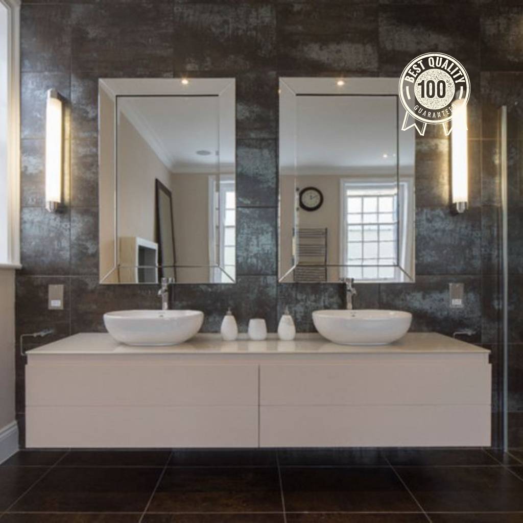 Basic Modern Double Vanity Bathroom Ideas