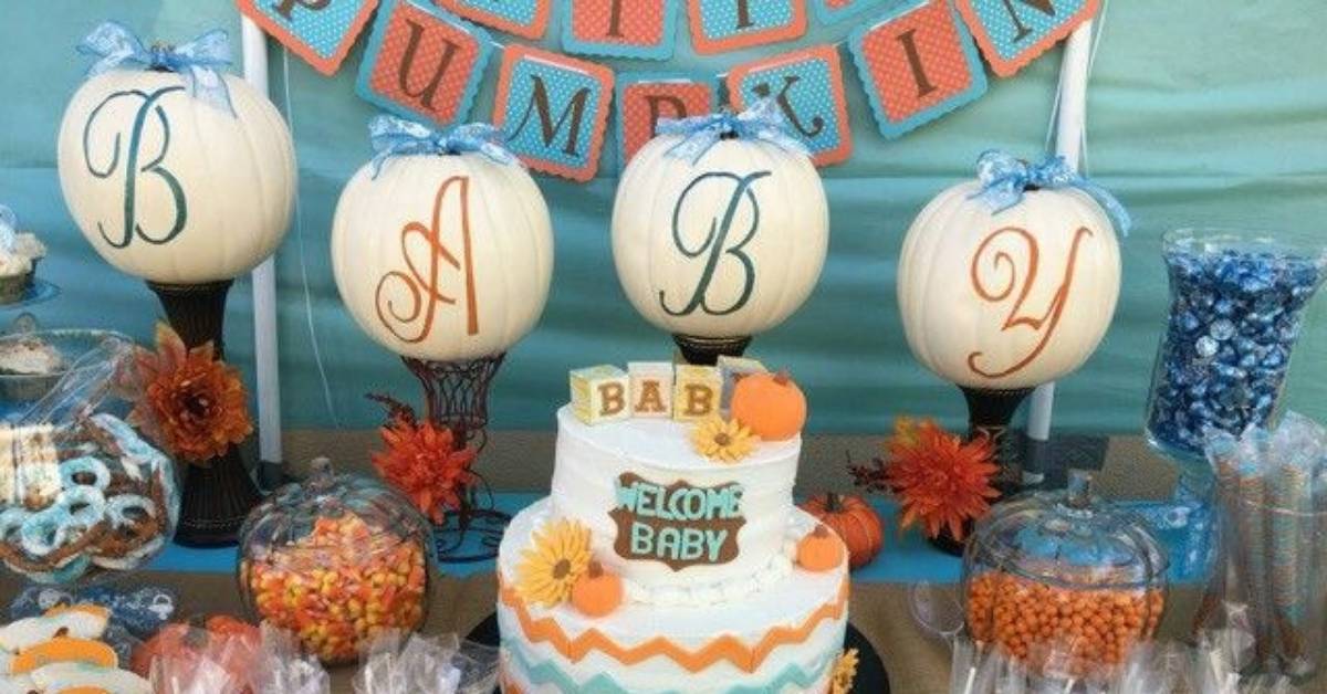 Fall baby boy shower ideas