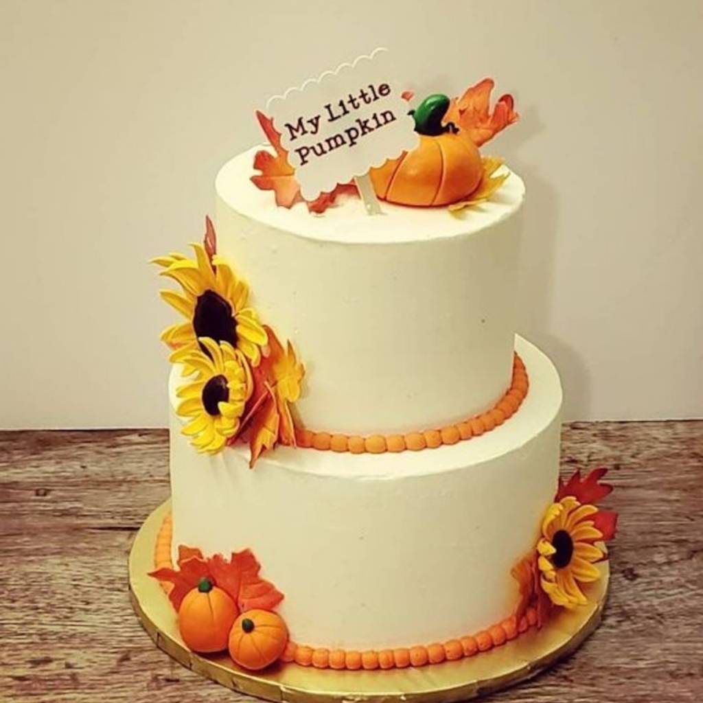 Fall baby shower cake ideas