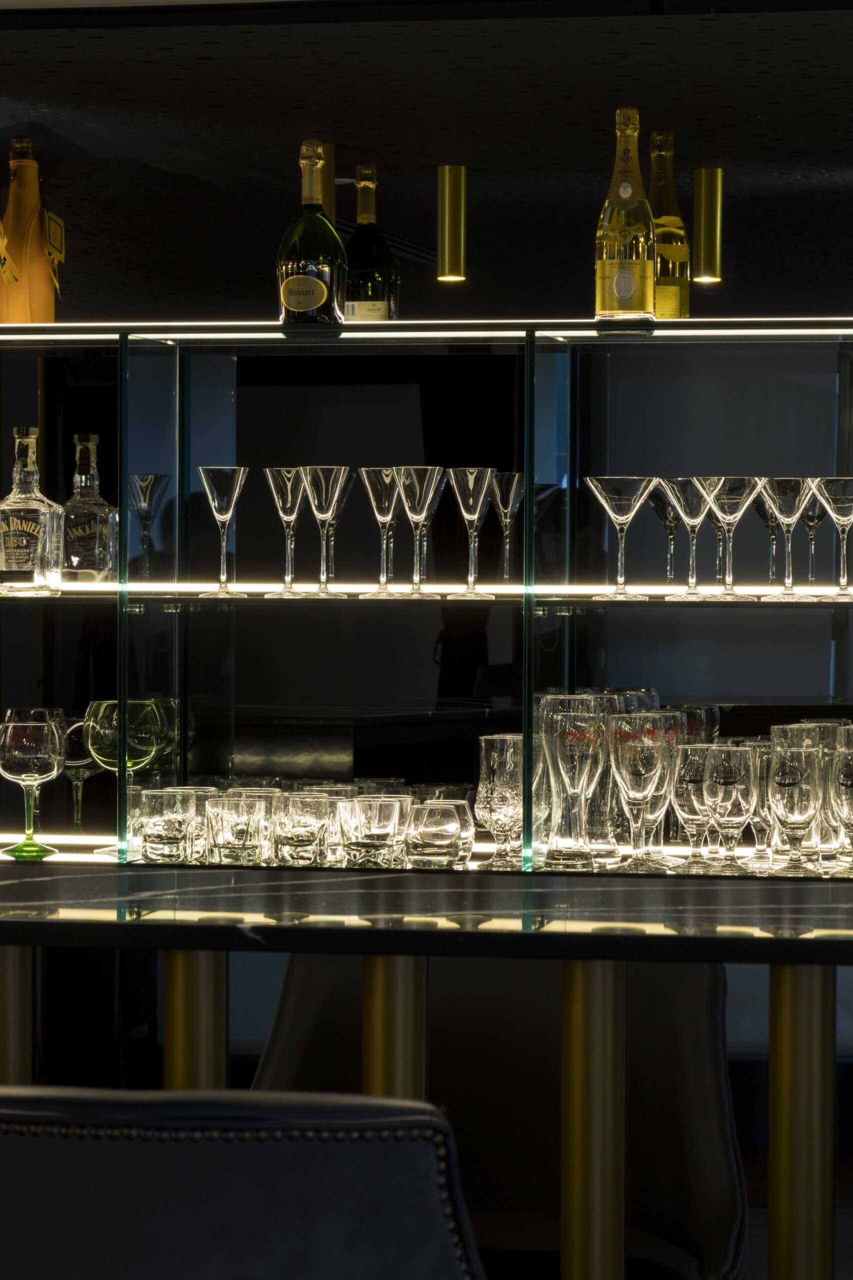 dramatic black home bar dramatic black home bar