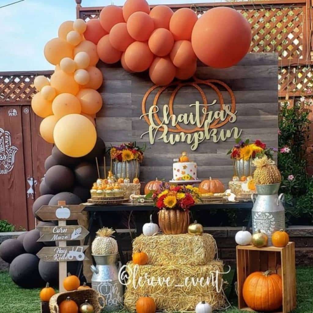 Pumpkin baby shower ideas