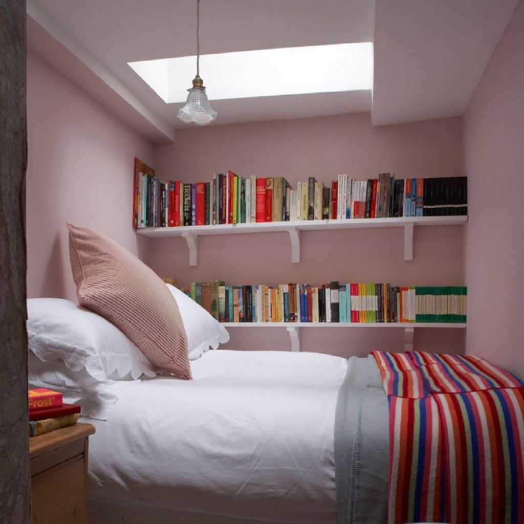 Beside the bed shelving Beside the bed shelving