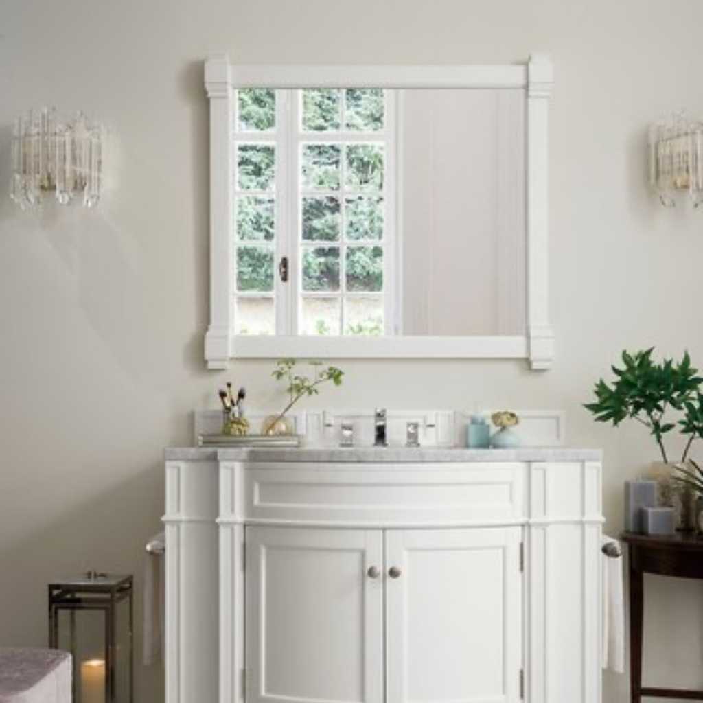 Chic Curvy Bathroom Single Sink Vanity Ideas Chic Curvy Bathroom Single Sink Vanity Ideas