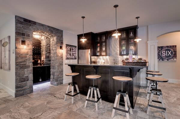 closer turned home bar