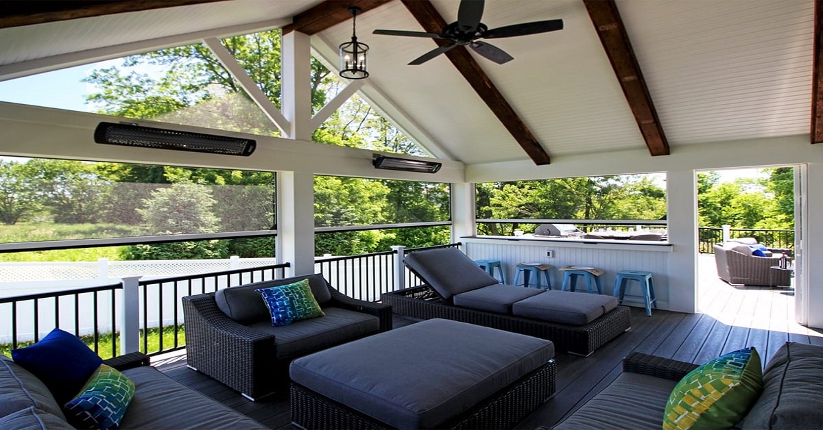 Covered Porch Ceiling Ideas