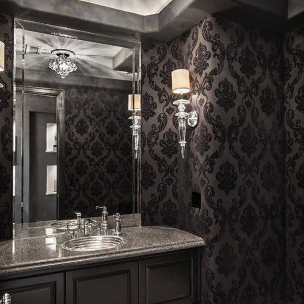 Dramatic Black Vanity Bathroom Ideas Dramatic Black Vanity Bathroom Ideas
