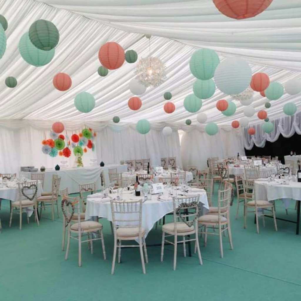 Event Tent Draping Baby Shower