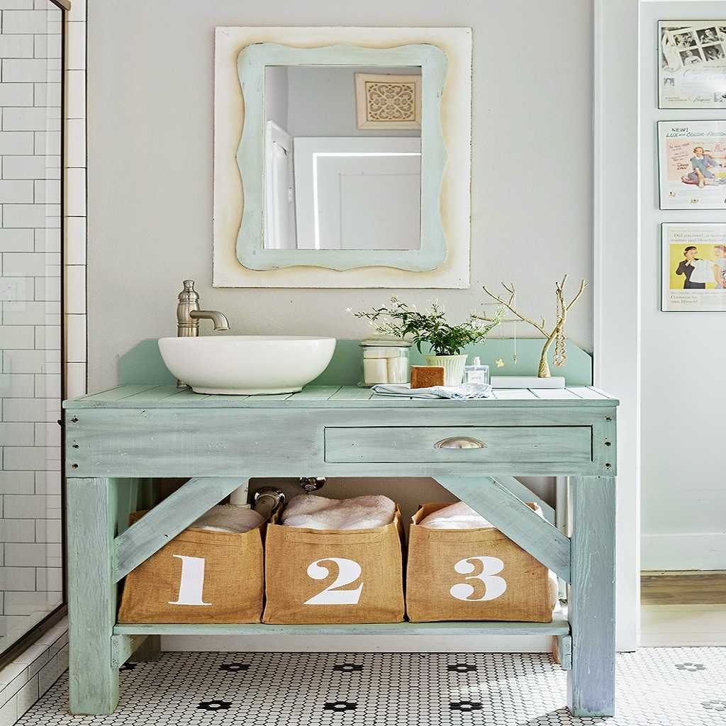 Farmhouse Vibe DIY Bathroom Vanity Farmhouse Vibe DIY Bathroom Vanity