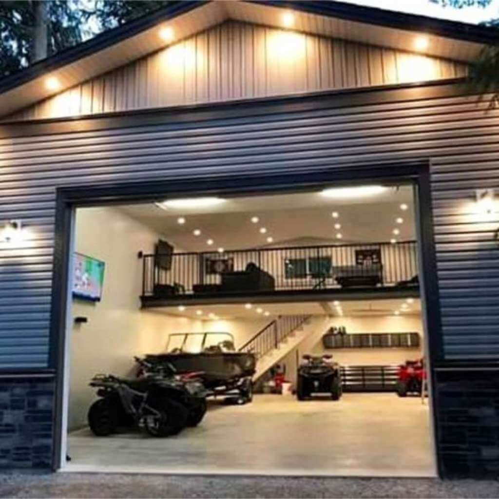 Garage Loft Man Cave Ideas