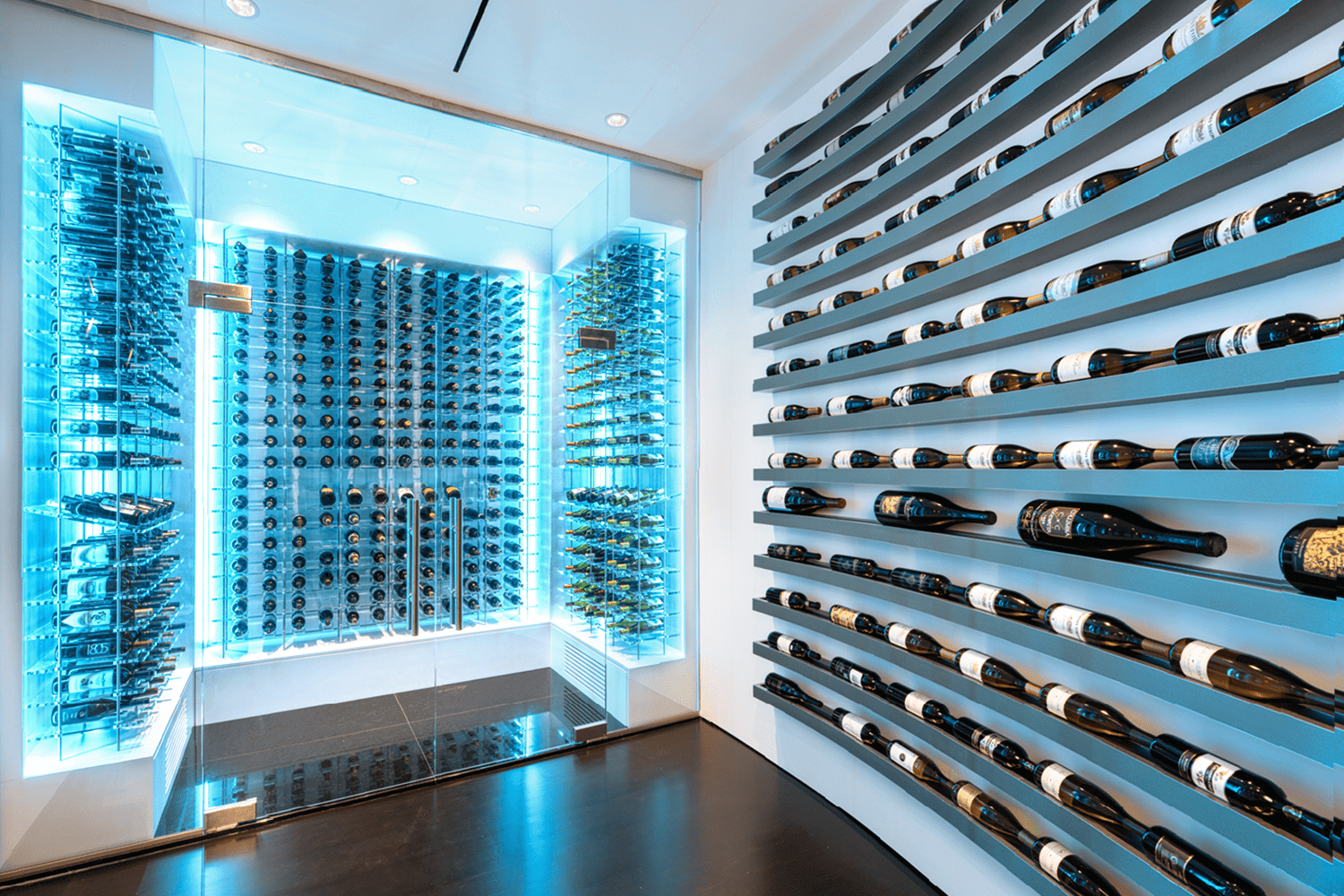 glassed in wine room glassed in wine room