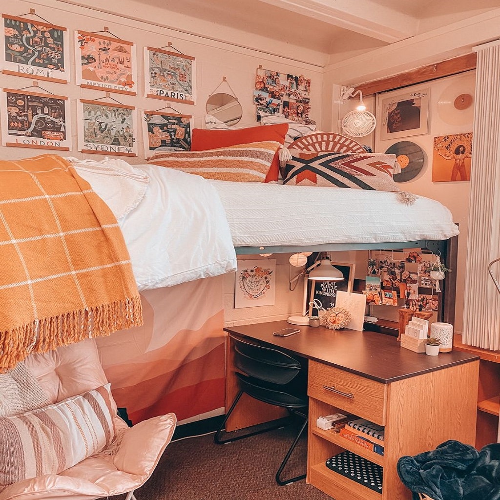 How to make your room aesthetic with a bunk bed