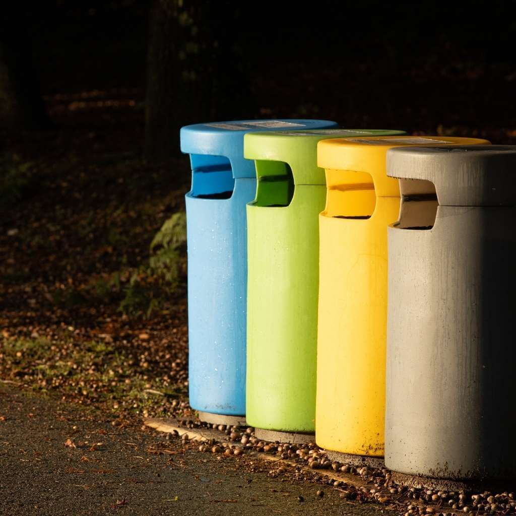 Image of a plastic storage bin Image of a plastic storage bin